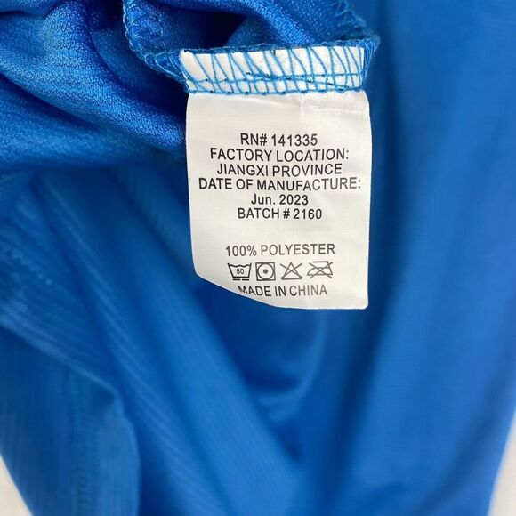 Sea Sun Golf Polo Shirt Mens Large Blue Short Sleeve Casual - Picture 8 of 8